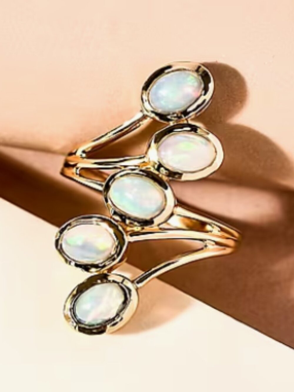 Ethiopian Opal (Genuine with Cert. Card) Size 5.5